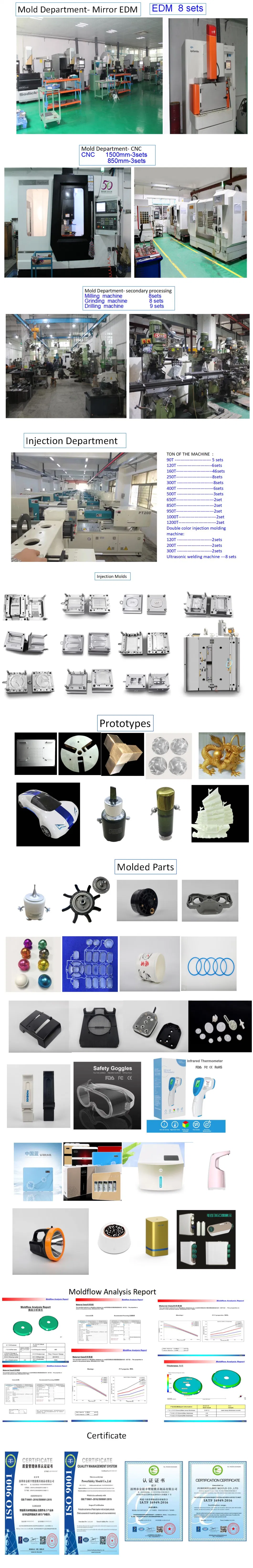 Powerfulsky High Precision Plastic Injection Mould Double Shot 2K Two Color Mold