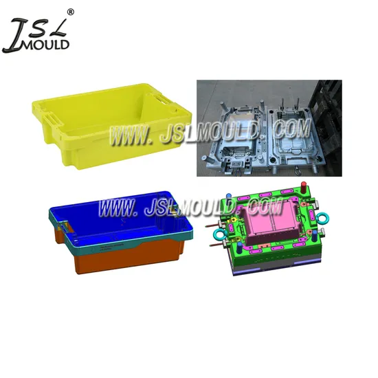 High Quality Plastic Fish Bin Crate Mould